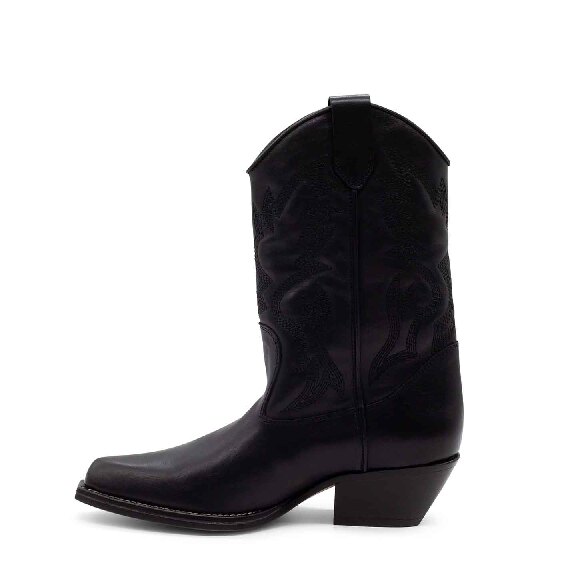 Westy high boots in black calfskin