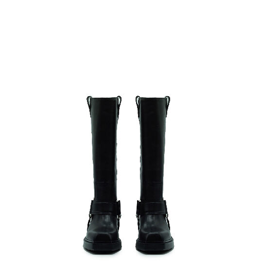 Fray Black Gaucho Boots